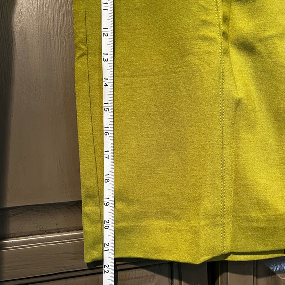 JJill Ponte Knit pencil skirt Stretch Wm S 21” length Vine green NWT - Picture 5 of 8